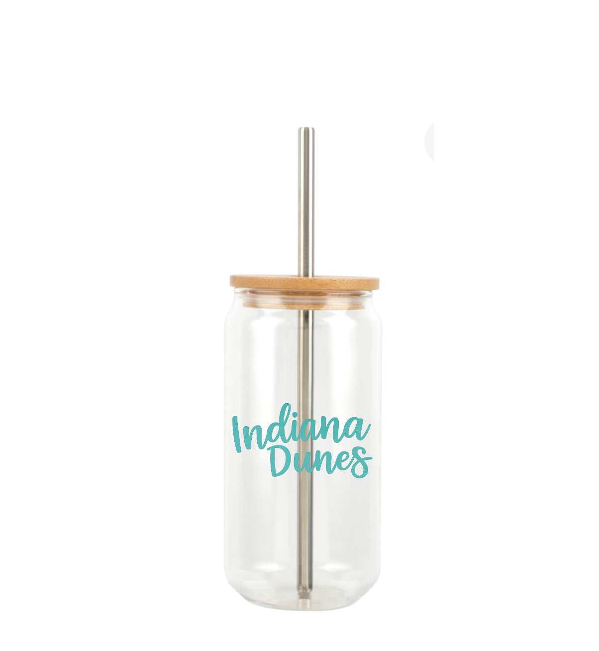Indiana Dunes glass tumbler