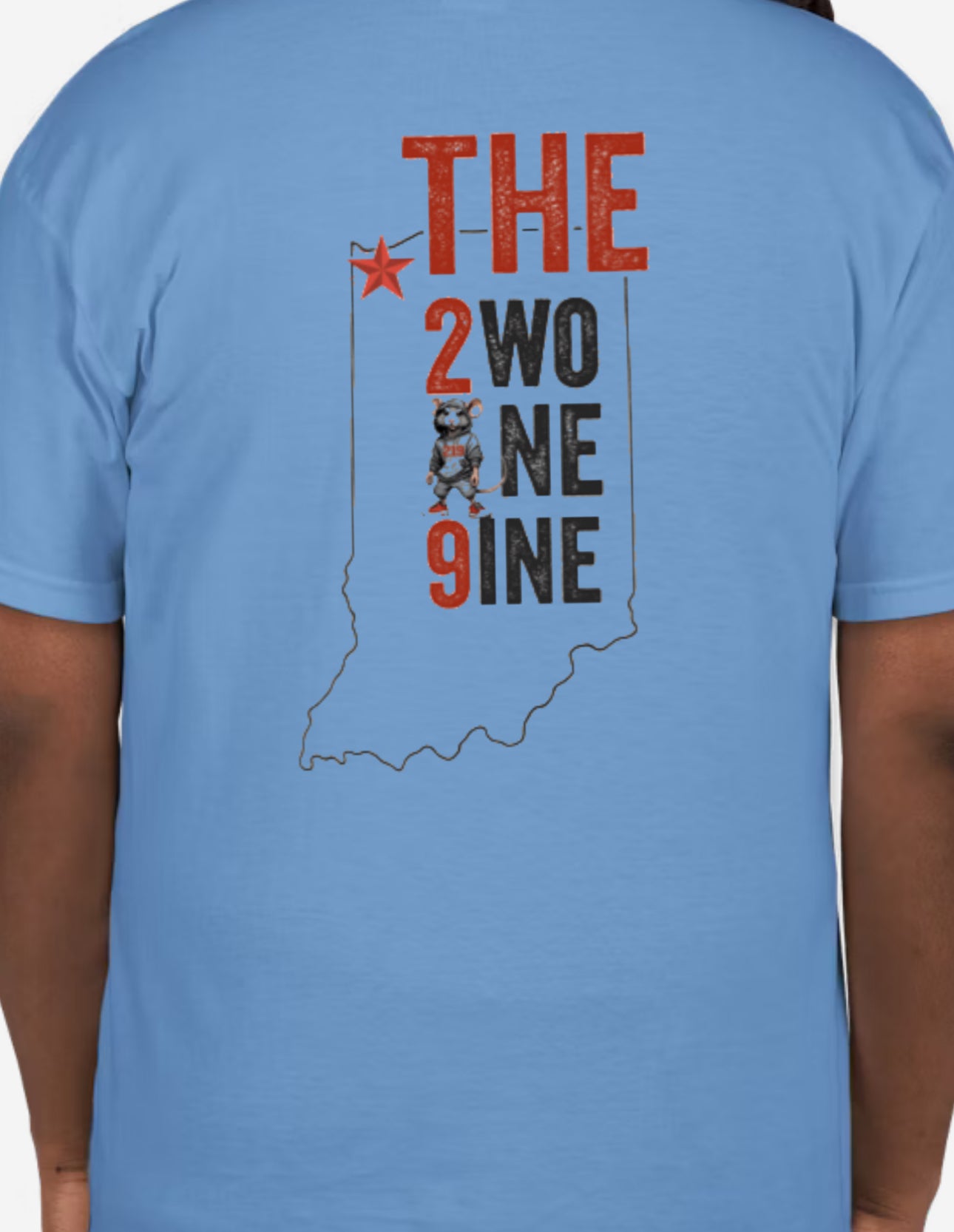 2wo One 9ine Tee (black text)