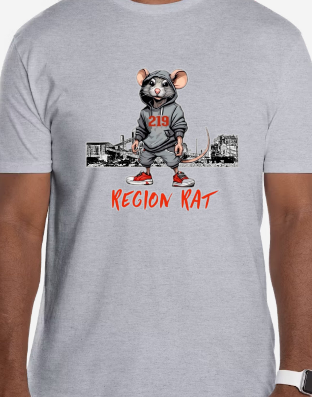Region Rat with mill background Tee