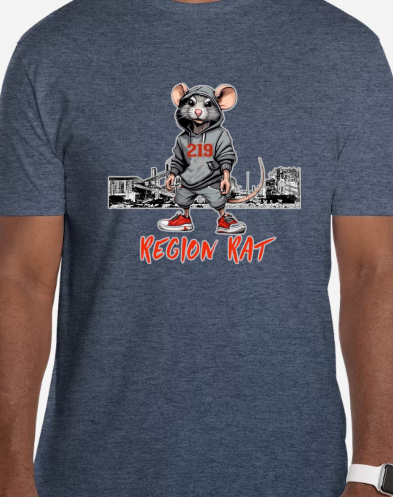 Region Rat with mill background Tee