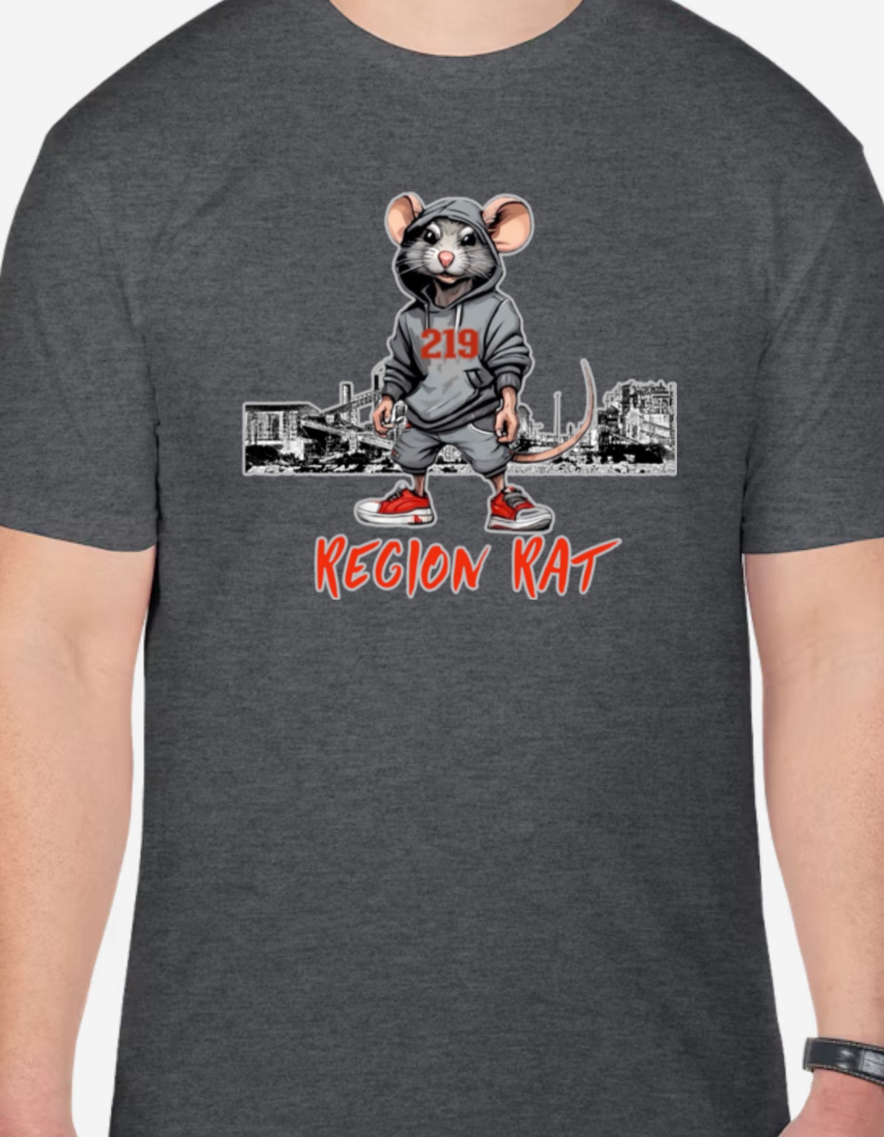 Region Rat with mill background Tee
