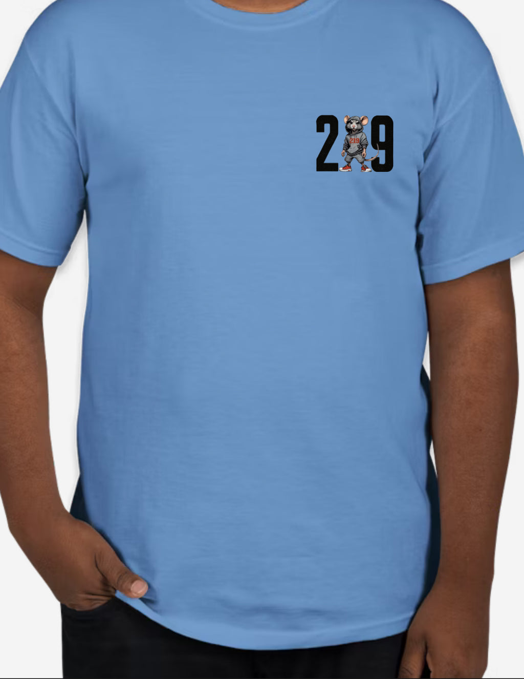 2wo One 9ine Tee (black text)