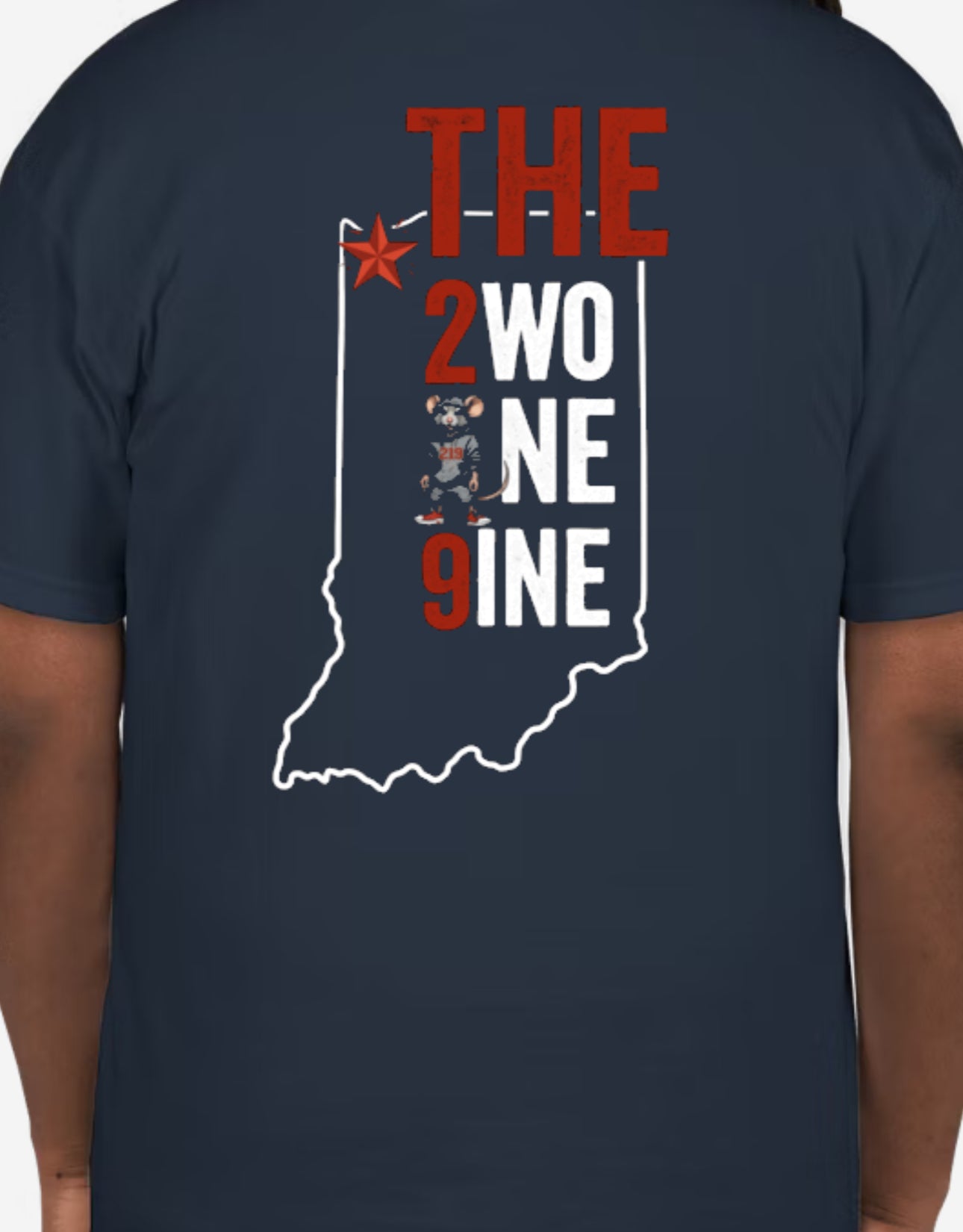 Two One Nine Tee (White text)