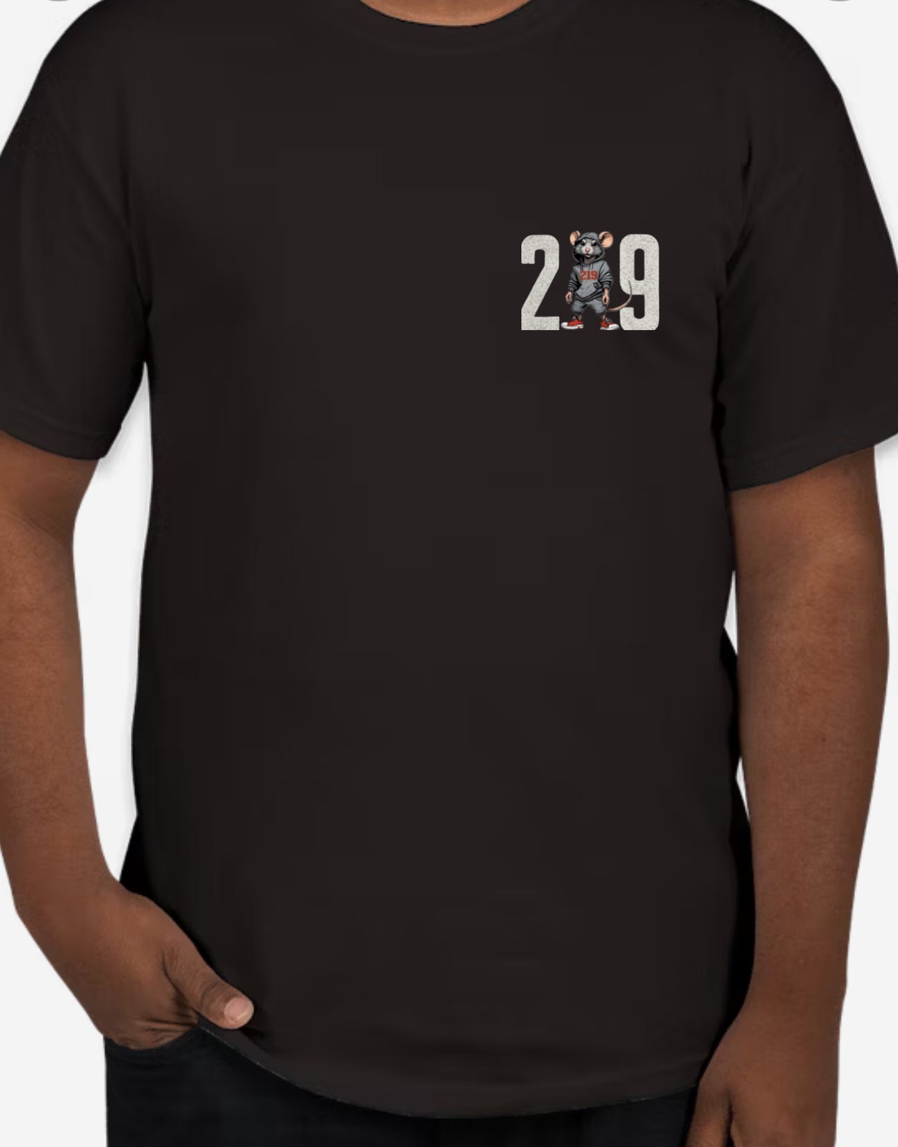 Two One Nine Tee (White text)