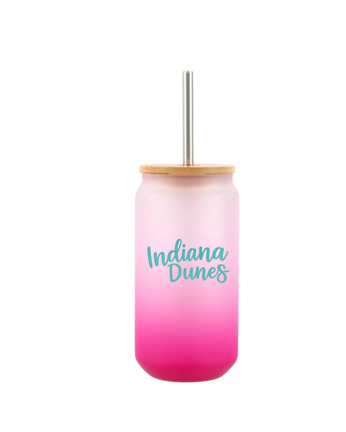 Indiana Dunes glass tumbler
