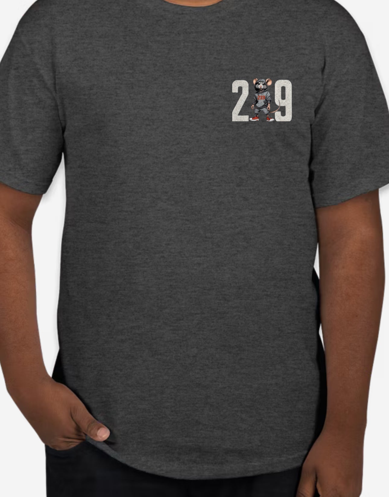 Two One Nine Tee (White text)