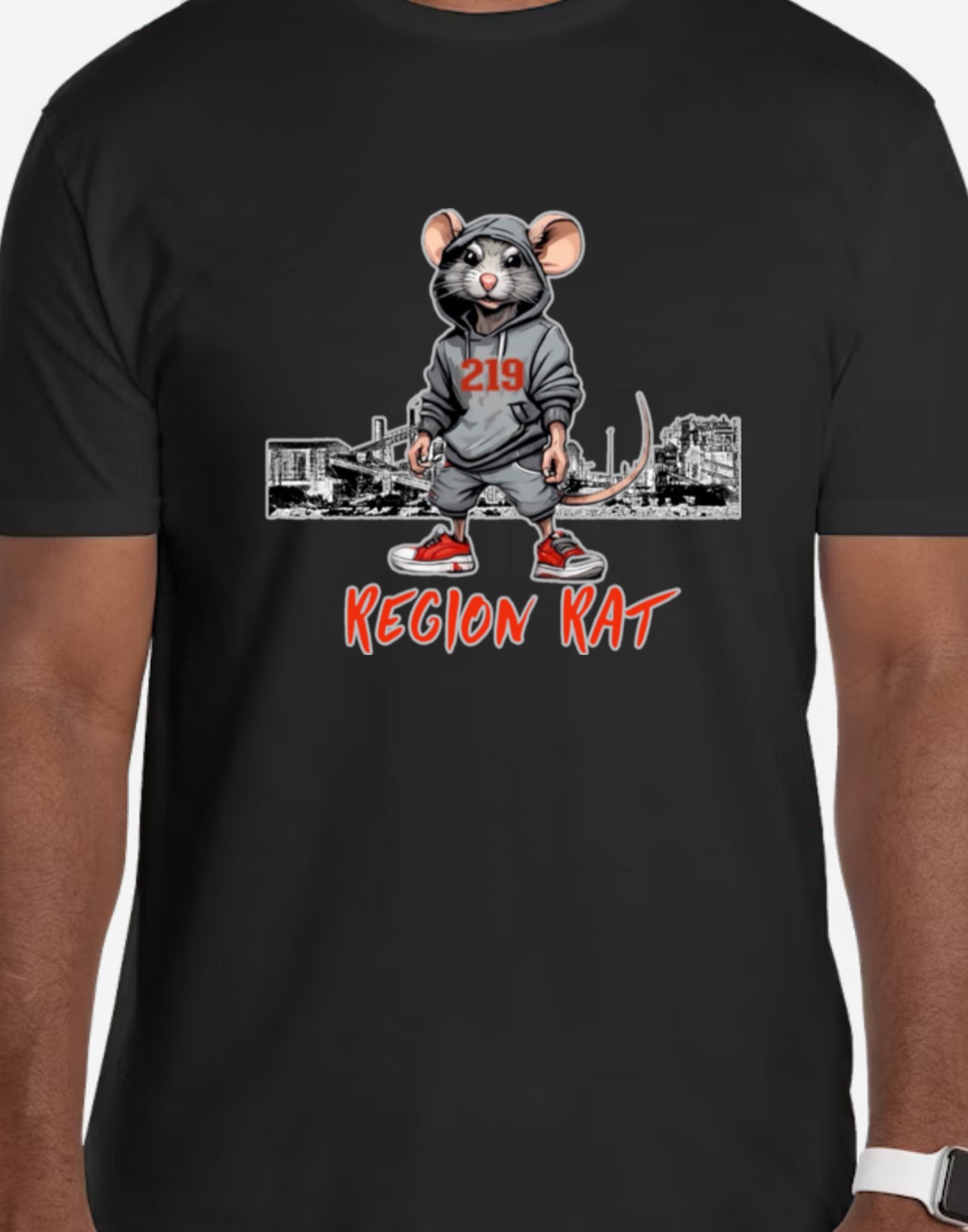 Region Rat with mill background Tee