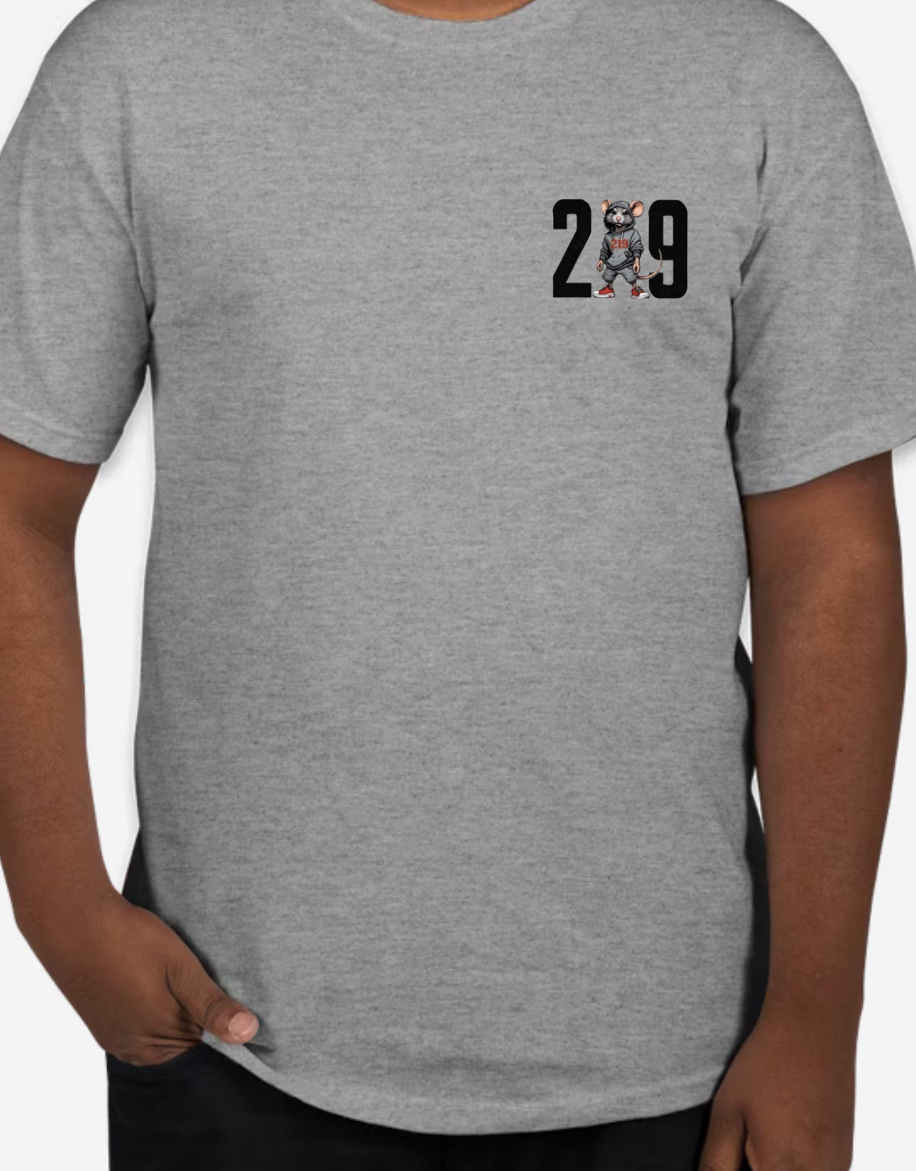 2wo One 9ine Tee (black text)