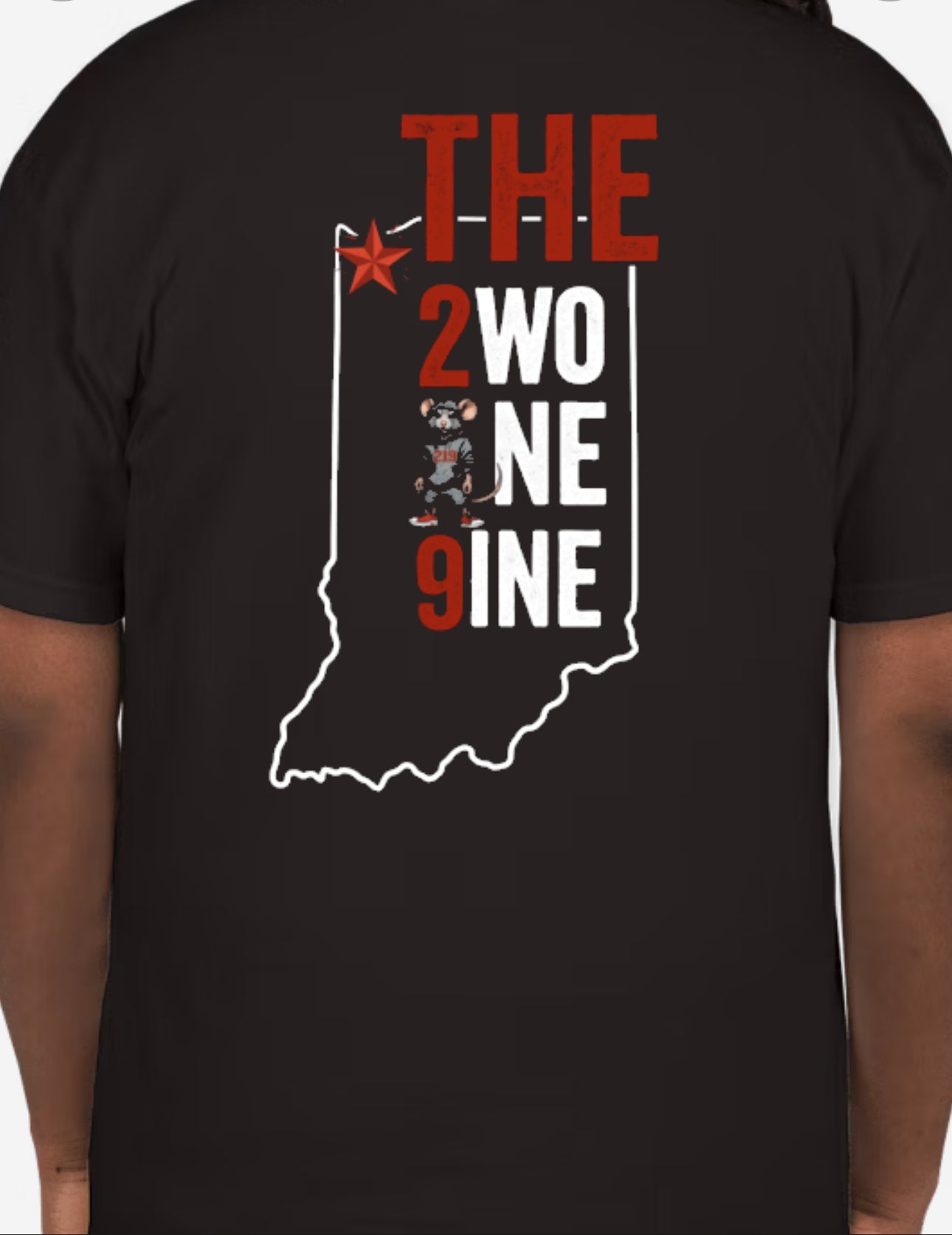 Two One Nine Tee (White text)