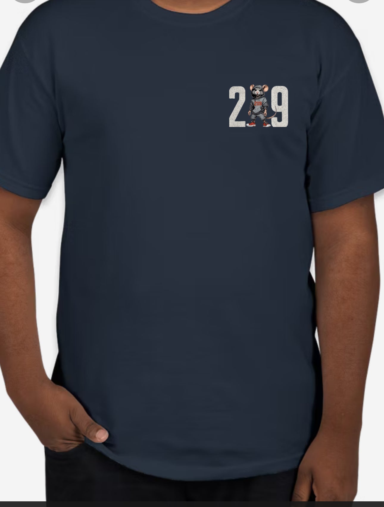 Two One Nine Tee (White text)