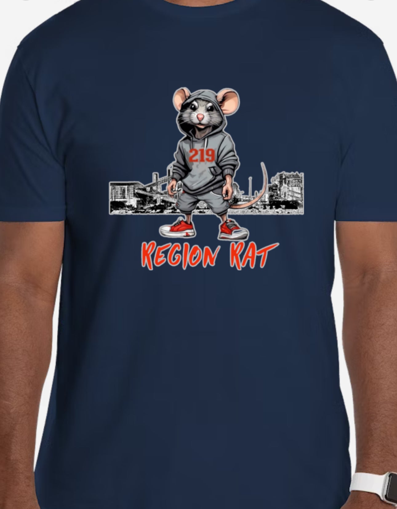 Region Rat with mill background Tee