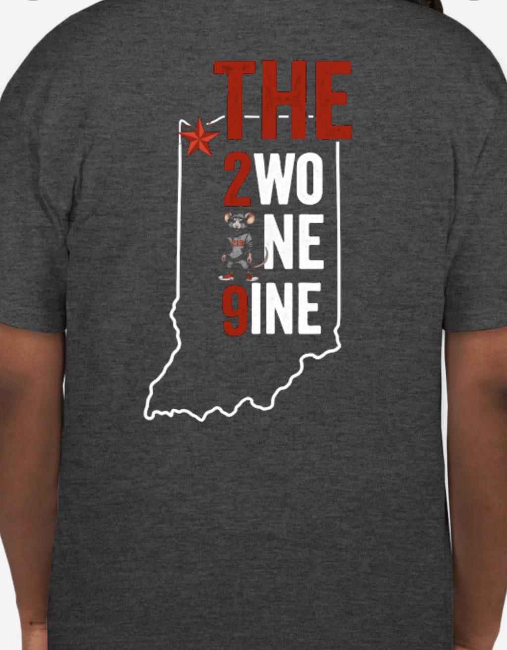 Two One Nine Tee (White text)